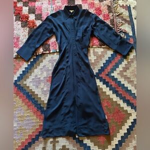 New Banana Republic drapey twill shirt dress